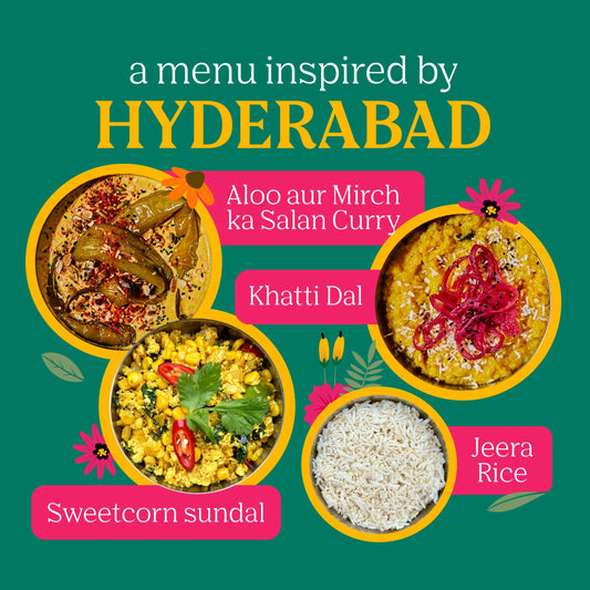 Hyderabad menu, next delivered on: