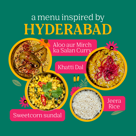 Hyderabad menu, next delivered on: