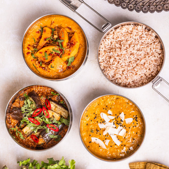 Get your first Dabba. Fresh, flavour-packed and ready to heat