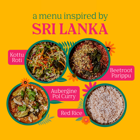 Sri Lanka menu, next delivered on:
