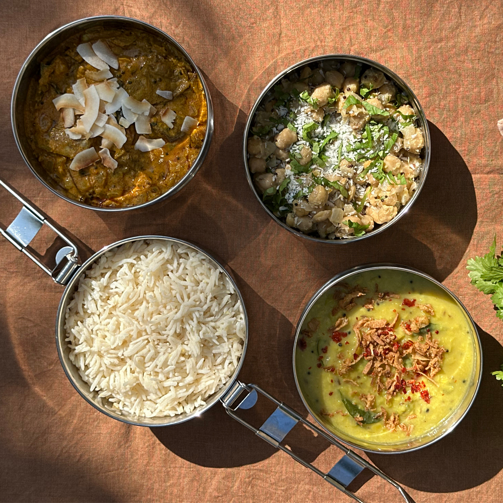 DabbaDrop x The Tamil Prince menu collaboration, delivered on: